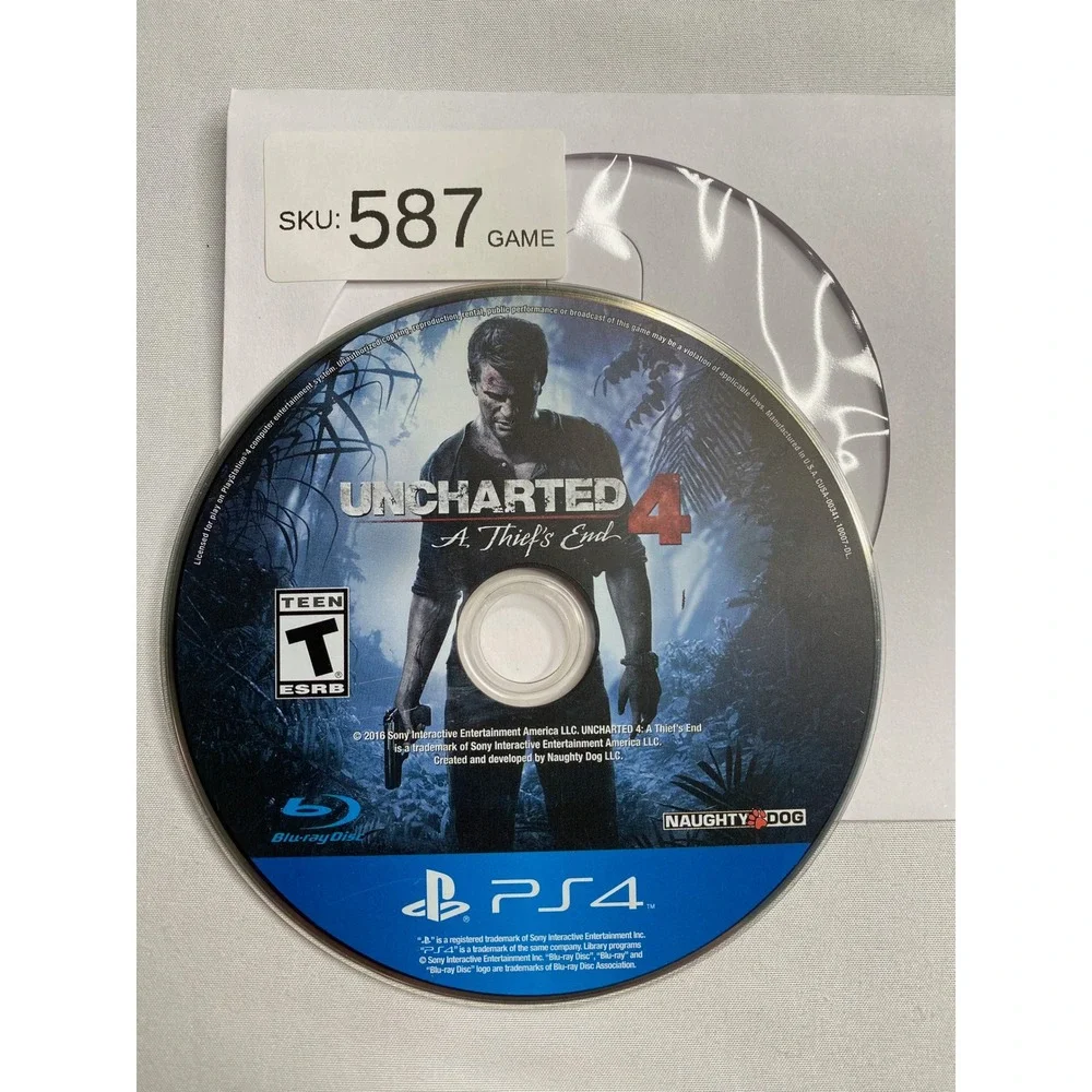 Uncharted 4 A Thief's End Sony PlayStation 4